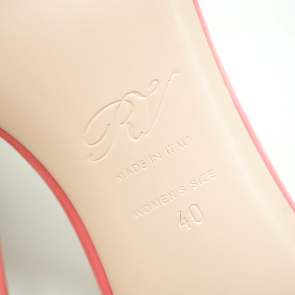 ROGERVIVIER pumps Patent leather pink Slingback Strap pumps Women 40 Used Authentic