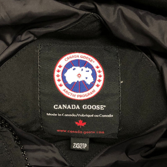 CANADA GOOSE Down jacket Cotton, Polyester black 2XS/2TP 3034JL R SOLARIS Griffin Women 2XS/2TP Used Authentic
