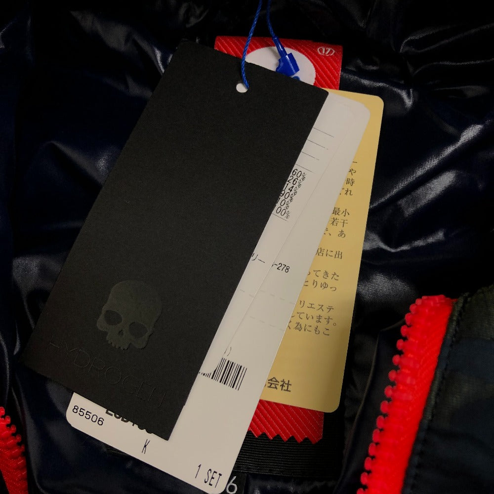 DUVETICA Down jacket polyester Navy Hydrogen Camouflage Women 36 Used Authentic