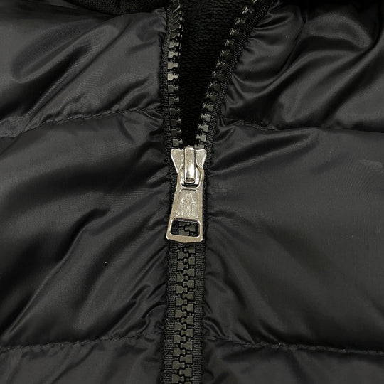 MONCLER Down jacket Cotton, Nylon black 23 years PADDED CARDIGAN mens S Used Authentic