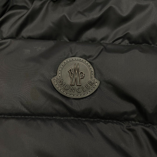MONCLER Down jacket Cotton, Nylon black 23 years PADDED CARDIGAN mens S Used Authentic