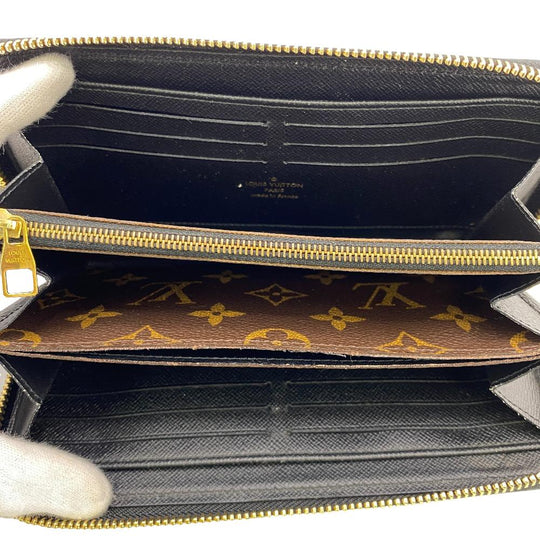 LOUIS VUITTON Long Wallet Purse M61855 leather Brown Zip Around Monogram Zippy wallet Retiro Women Used Authentic