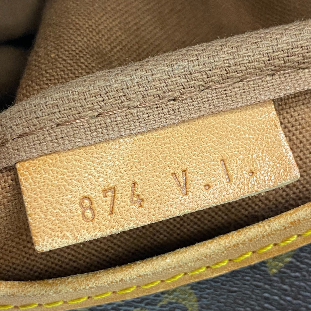 LOUIS VUITTON Shoulder Bag M42254 leather Brown Samuel 35 Monogram Women Used Authentic