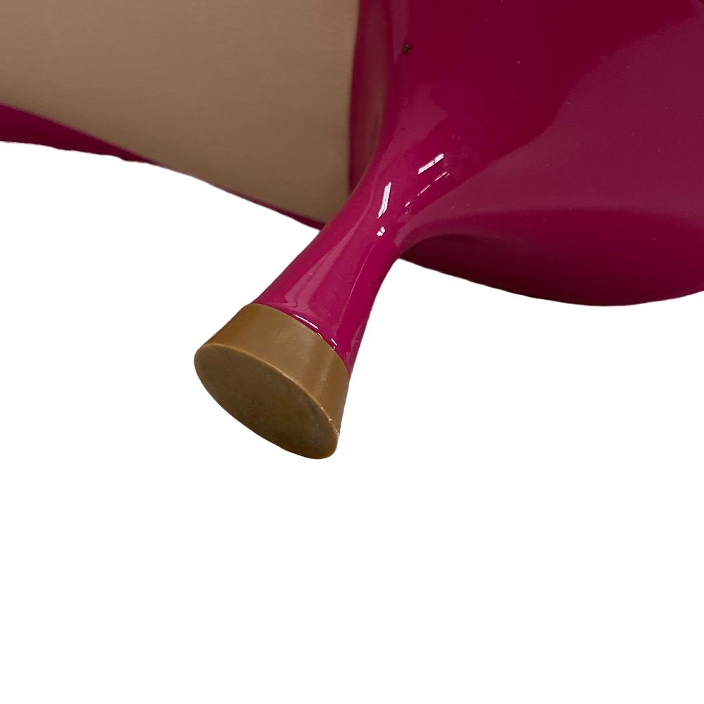 ROGERVIVIER pumps Canvas, Leather pink i love vivier Women 40 Used Authentic