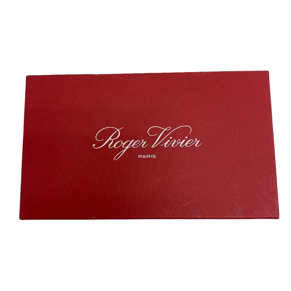 ROGERVIVIER pumps Canvas, Leather pink i love vivier Women 40 Used Authentic