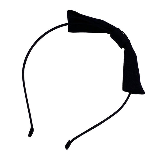 CHANEL hair accessory Nylon black 23P COCO Mark Headband ribbon Women Used Authentic
