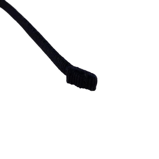 CHANEL hair accessory Nylon black 23P COCO Mark Headband ribbon Women Used Authentic