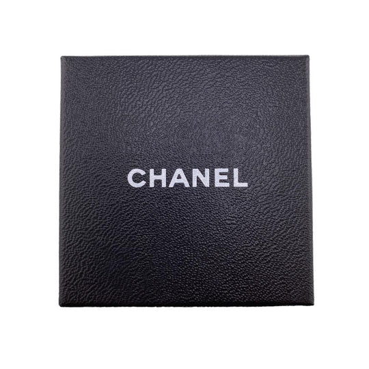 CHANEL Earring Gold Plated gold 23 COCO Mark Rhinestone Women Used Authentic