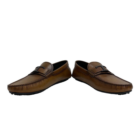 TOD�fS Other shoes leather Brown Driving shoes mens 9 Used Authentic