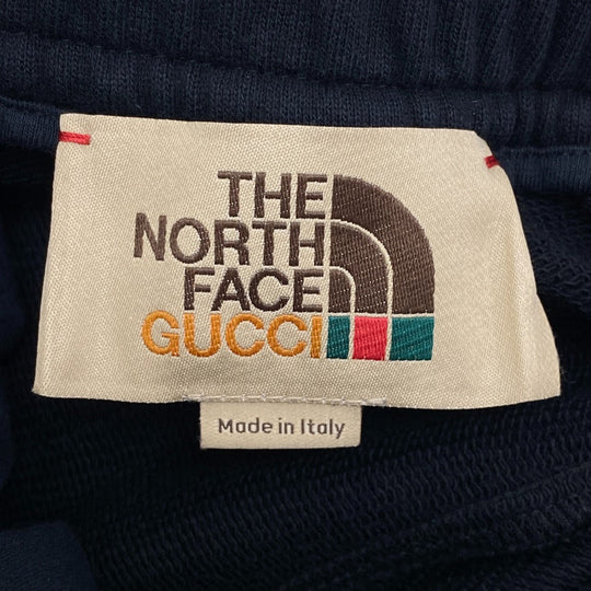 GUCCI sweat 651727 cotton black The North Face Pants Sherry line mens M Used Authentic