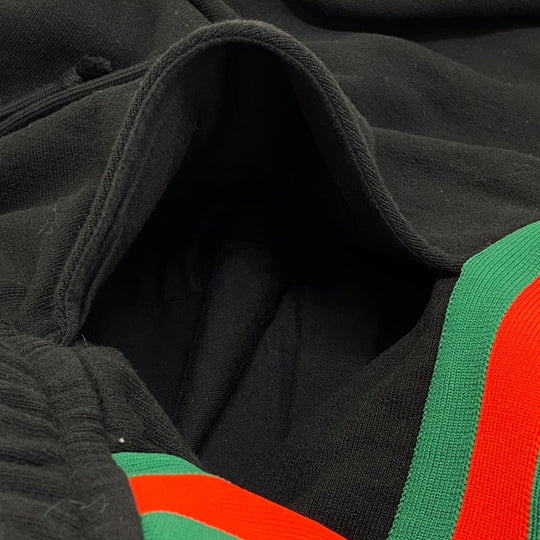 GUCCI sweat 651727 cotton black The North Face Pants Sherry line mens M Used Authentic