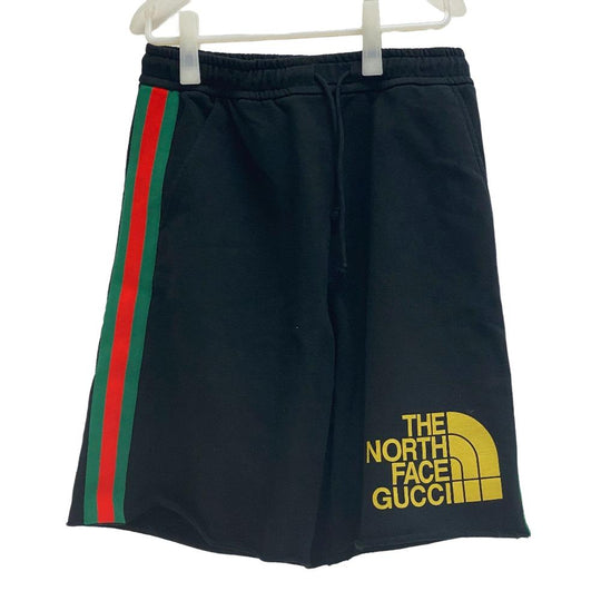 GUCCI sweat 651727 cotton black The North Face Pants Sherry line mens M Used Authentic