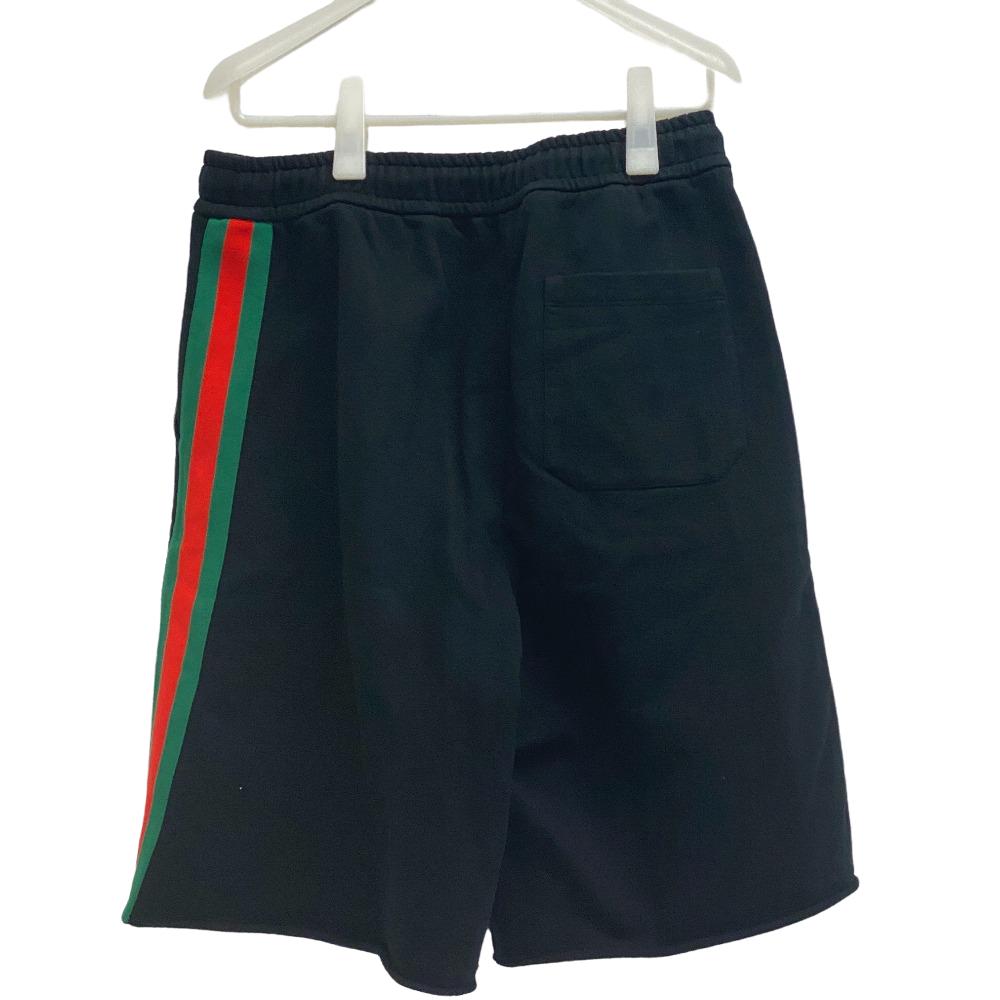 GUCCI sweat 651727 cotton black The North Face Pants Sherry line mens M Used Authentic