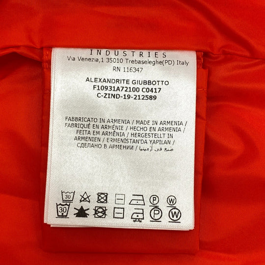 MONCLER Nylon jacket Nylon Orange ALEXANDRITE 19 years Women TG 1 Used Authentic