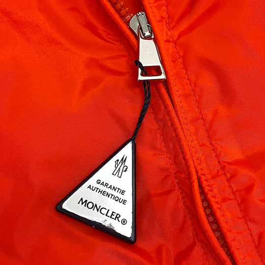 MONCLER Nylon jacket Nylon Orange ALEXANDRITE 19 years Women TG 1 Used Authentic