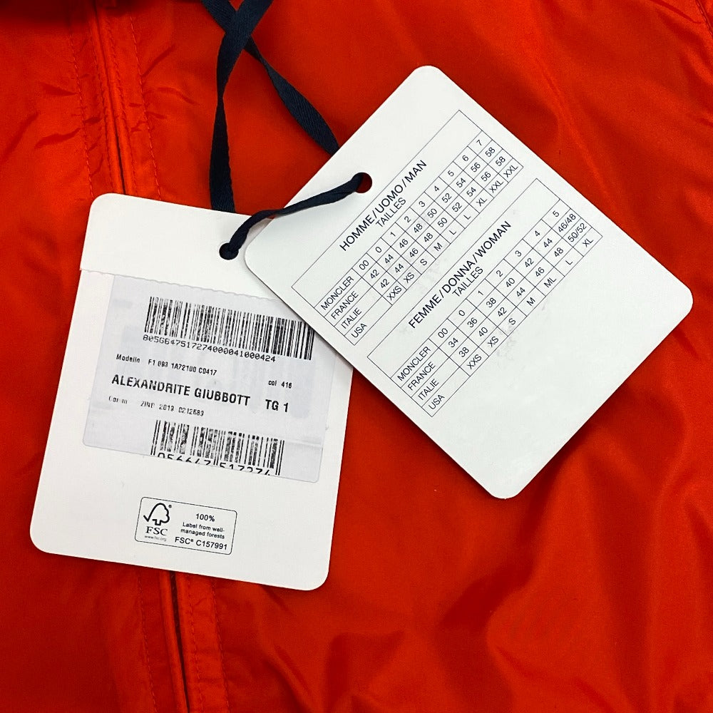 MONCLER Nylon jacket Nylon Orange ALEXANDRITE 19 years Women TG 1 Used Authentic
