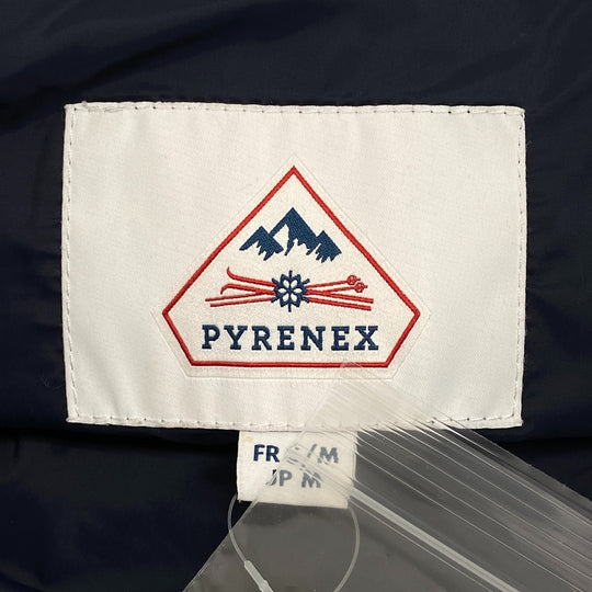 Pyrenex Down jacket polyester Navy ANNECY FUR INTL mens M Used Authentic