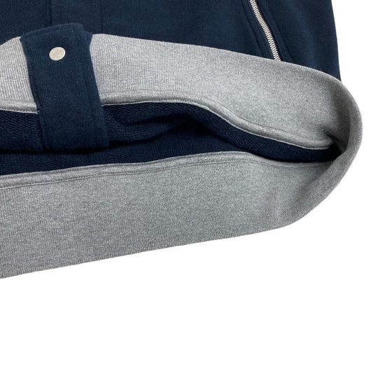 HERMES Blouson cotton gray Serie mens M Used Authentic