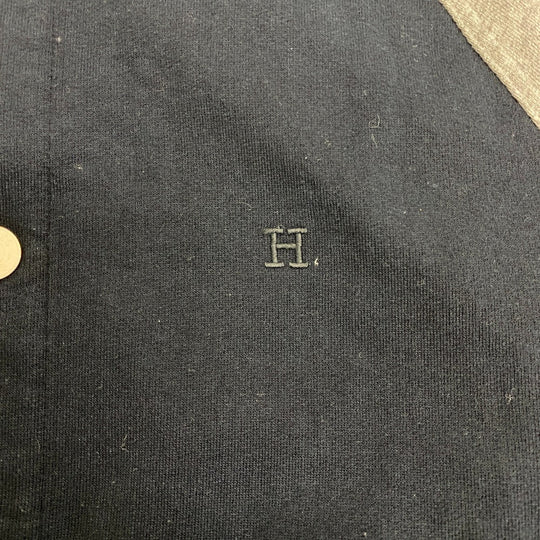 HERMES Blouson cotton gray Serie mens M Used Authentic
