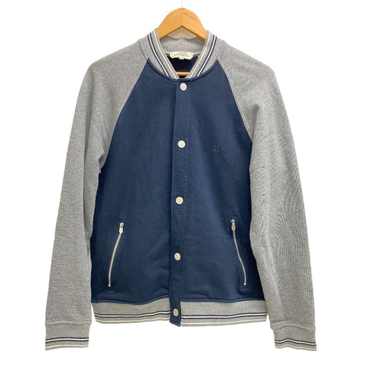 HERMES Blouson cotton gray Serie mens M Used Authentic