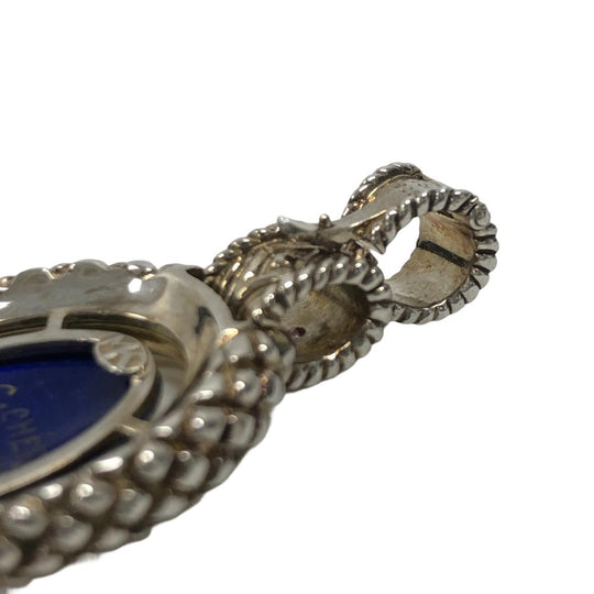 MITSUO KAJI Pendant top Silver925, K18 Gold Silver Necklace top Emery Women Used Authentic