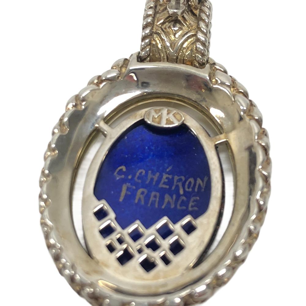 MITSUO KAJI Pendant top Silver925, K18 Gold Silver Necklace top Emery Women Used Authentic