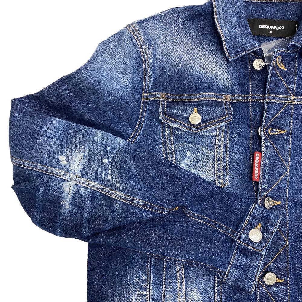 Christian Dior Denim Jacket S74AM1231 Denim, Cotton blue 48