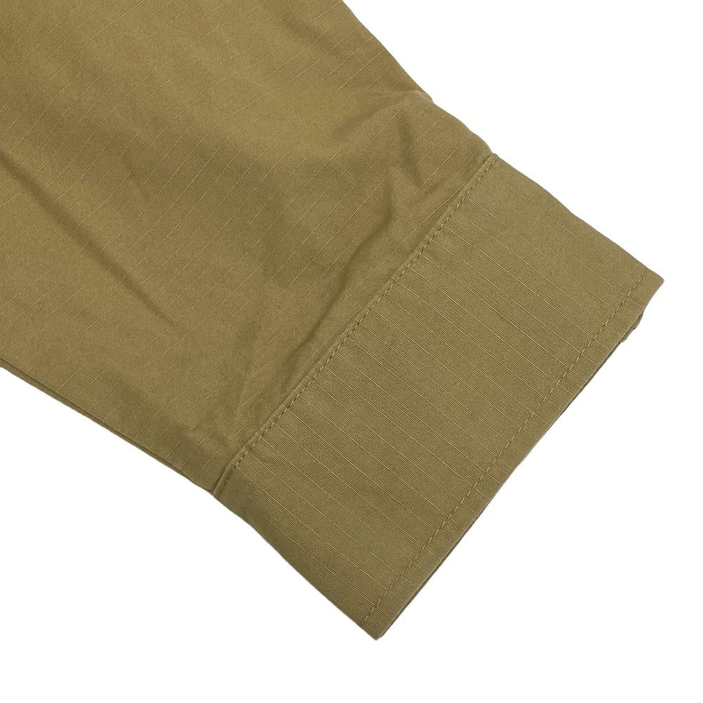 WTAPS Long sleeve shirt cotton khaki UNGLE 02 RIPSTOP 4 21Stainless Steel mens X 04 Used Authentic