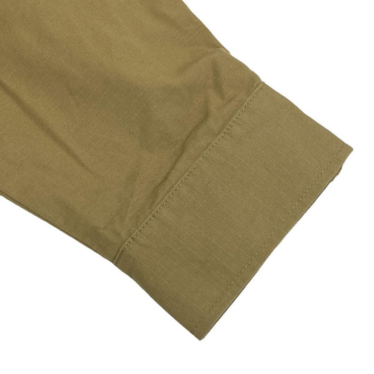 WTAPS Long sleeve shirt cotton khaki UNGLE 02 RIPSTOP 4 21Stainless Steel mens X 04 Used Authentic