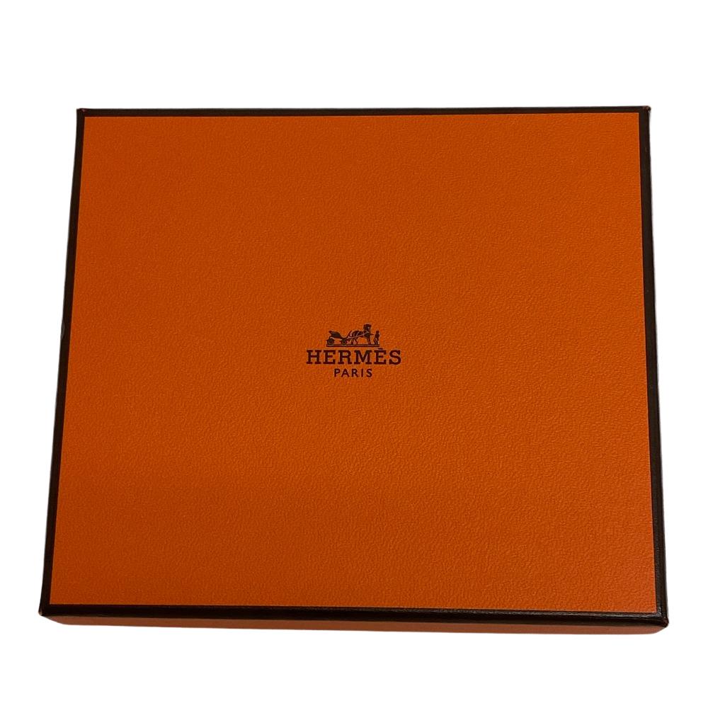 HERMES Coin case leather pink Paddock Chevrumizor Women Used Authentic