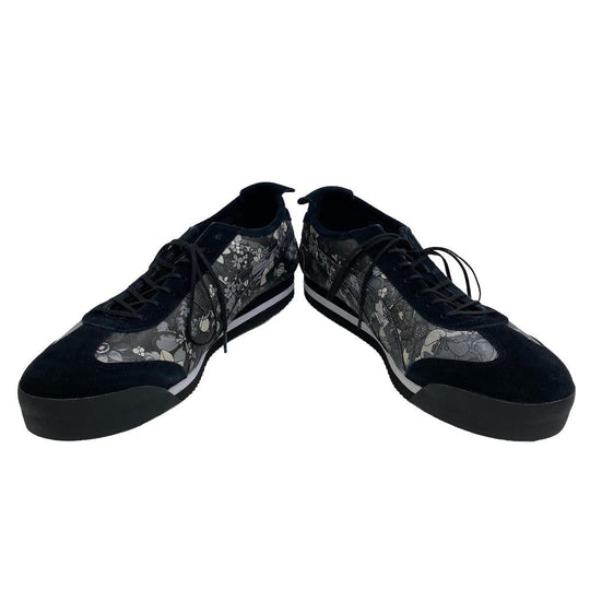 ONITSUKA TIGER sneakers 1183B851 Suede, Leather black MEXICO 66 Floral mens 11 Used Authentic