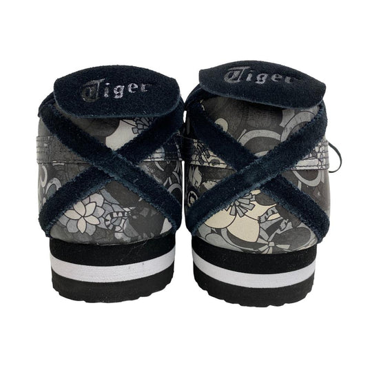 ONITSUKA TIGER sneakers 1183B851 Suede, Leather black MEXICO 66 Floral mens 11 Used Authentic
