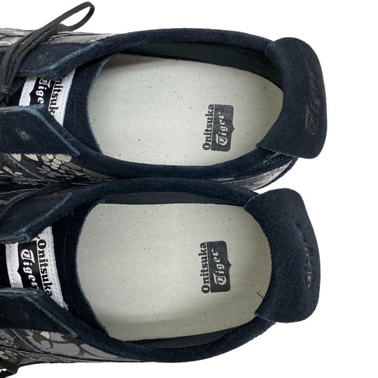 ONITSUKA TIGER sneakers 1183B851 Suede, Leather black MEXICO 66 Floral mens 11 Used Authentic