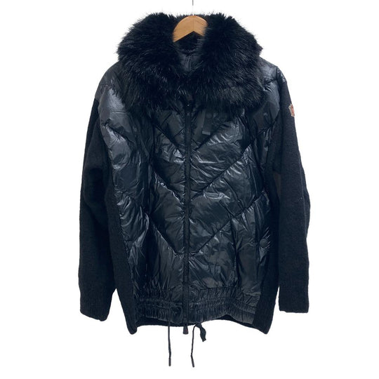 MONCLER Down jacket G20989B00002 Alpaca, Wool black 21 years Grenoble Women Notation size unknown Used Authentic