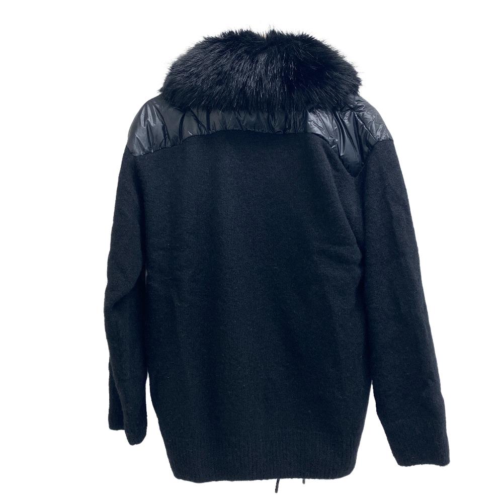 MONCLER Down jacket G20989B00002 Alpaca, Wool black 21 years Grenoble Women Notation size unknown Used Authentic