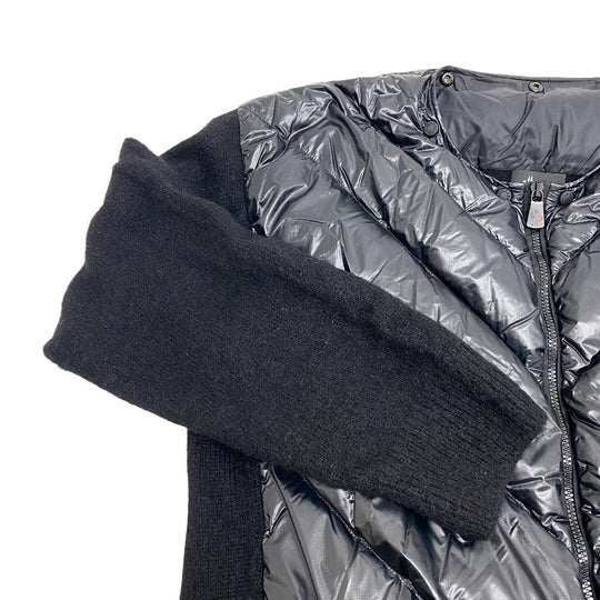 MONCLER Down jacket G20989B00002 Alpaca, Wool black 21 years Grenoble Women Notation size unknown Used Authentic