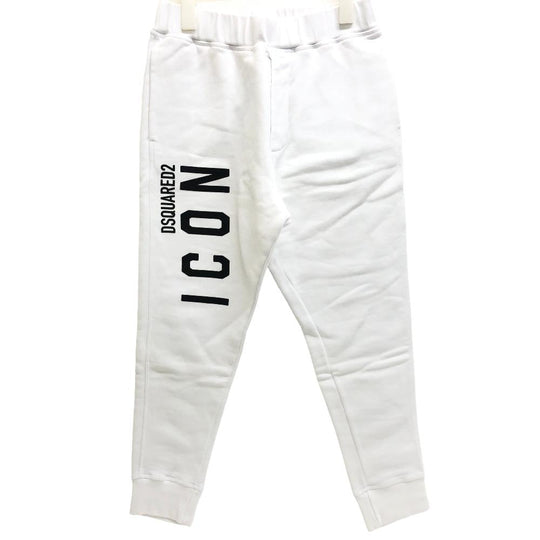 DSQUARED2 sweat S79KA0028 cotton white Pants 22Stainless Steel XS mens XS Used Authentic