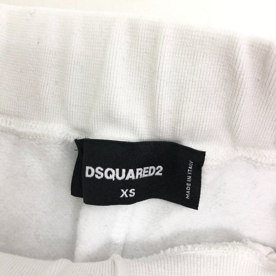 DSQUARED2 sweat S79KA0028 cotton white Pants 22Stainless Steel XS mens XS Used Authentic