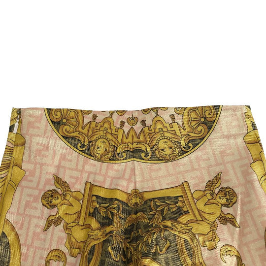 FENDI Pants Nylon gold fenderche Women 42 Used Authentic