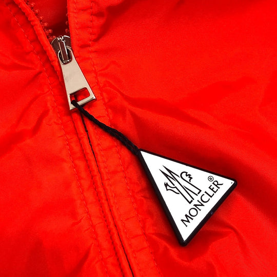 MONCLER Nylon jacket Nylon Red alexandrite Women 1 Used Authentic
