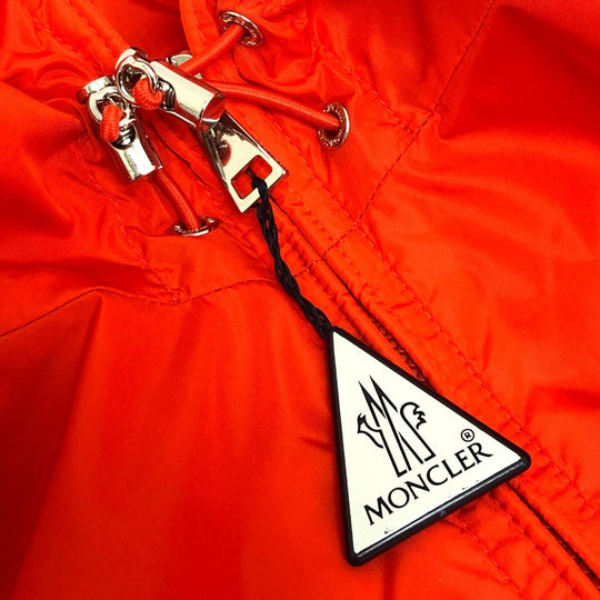 MONCLER Nylon jacket Nylon Red alexandrite Women No size listed Used Authentic