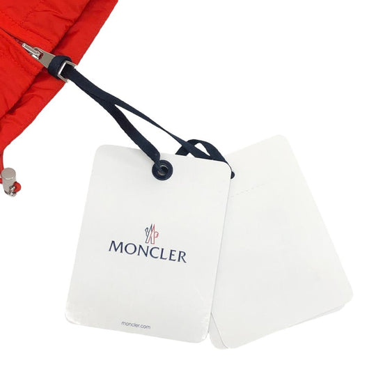 MONCLER Nylon jacket Nylon Red alexandrite Women No size listed Used Authentic