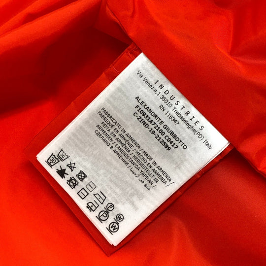 MONCLER Nylon jacket Nylon Red Women 2 Used Authentic