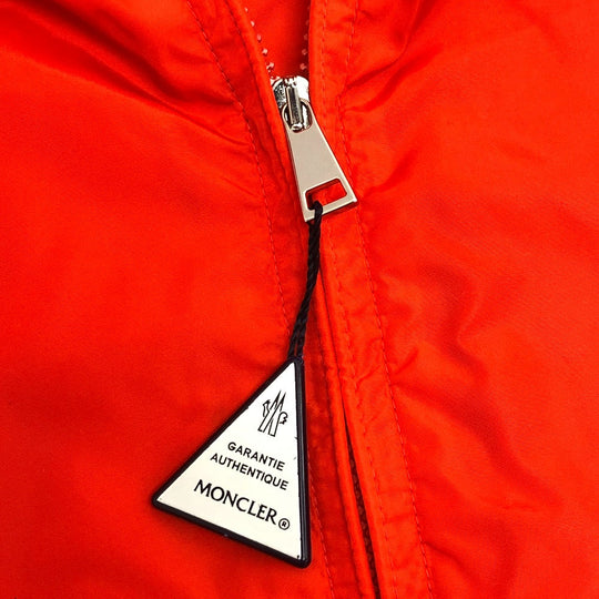 MONCLER Nylon jacket Nylon Red Women 2 Used Authentic