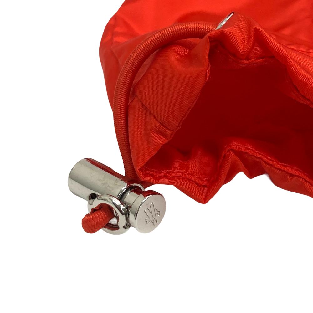MONCLER Nylon jacket Nylon Red Women 2 Used Authentic