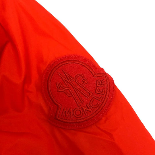 MONCLER Nylon jacket Nylon Red Women 2 Used Authentic