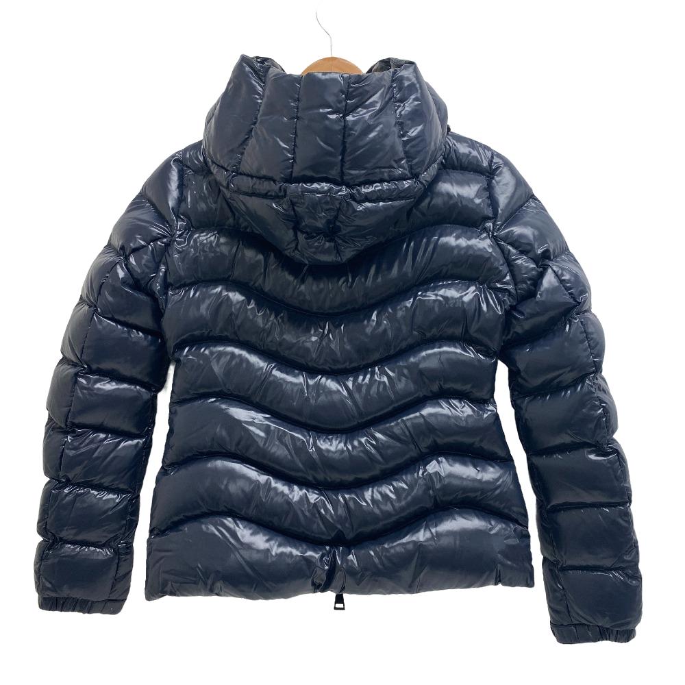 MONCLER Down jacket 16 years Nylon Navy Women No size indicated Used Authentic