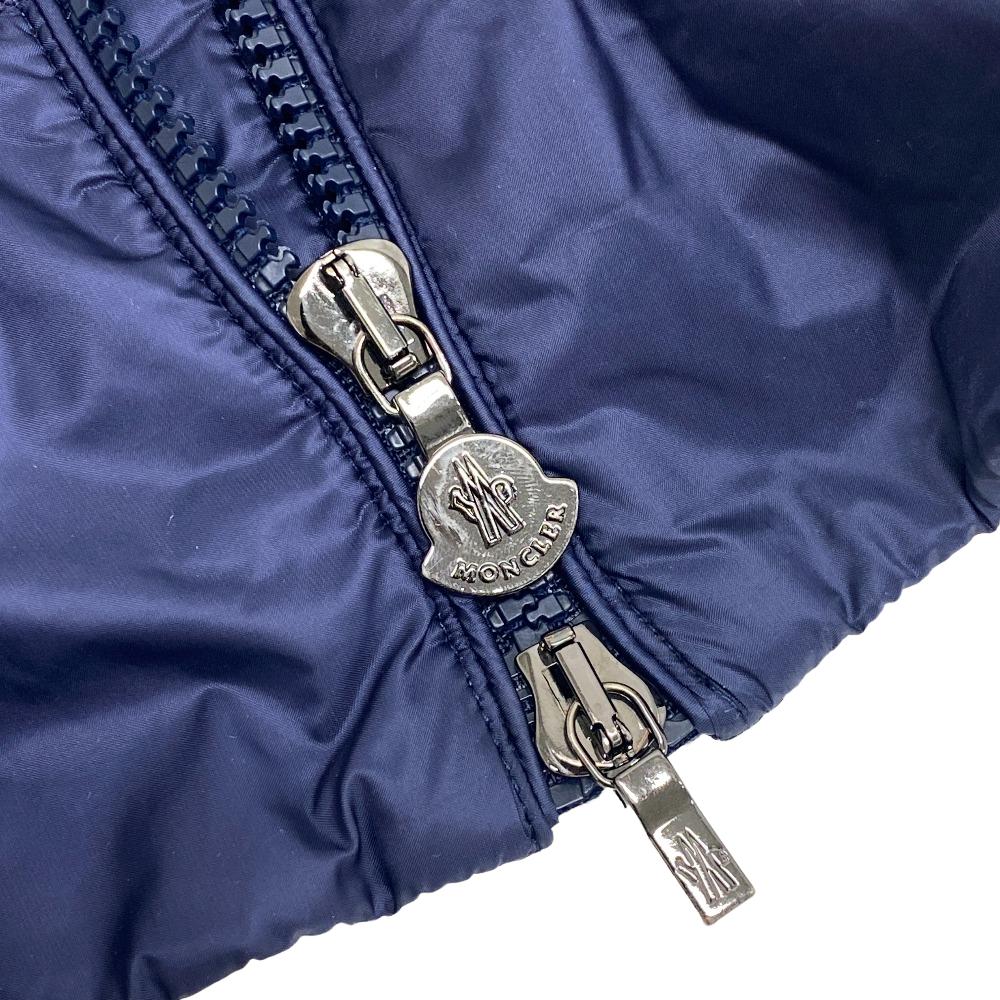 MONCLER Down jacket Nylon Navy 17 years 6anni45.7" Kids 6 anni 116cm Used Authentic