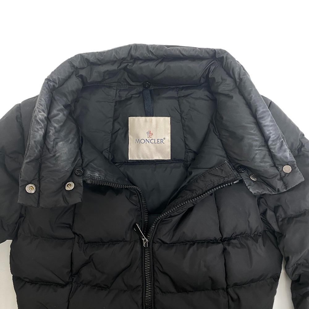 MONCLER Down jacket Nylon black HIRONDELLE 19 years Women zero size Used Authentic