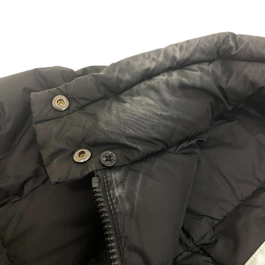 MONCLER Down jacket Nylon black HIRONDELLE 19 years Women zero size Used Authentic
